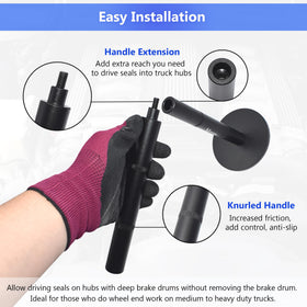 Yuesstloo extension handles attached in use providing extra reach and control