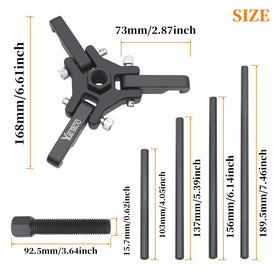 Yuesstloo forcing rods laid out illustrating compatibility and strength