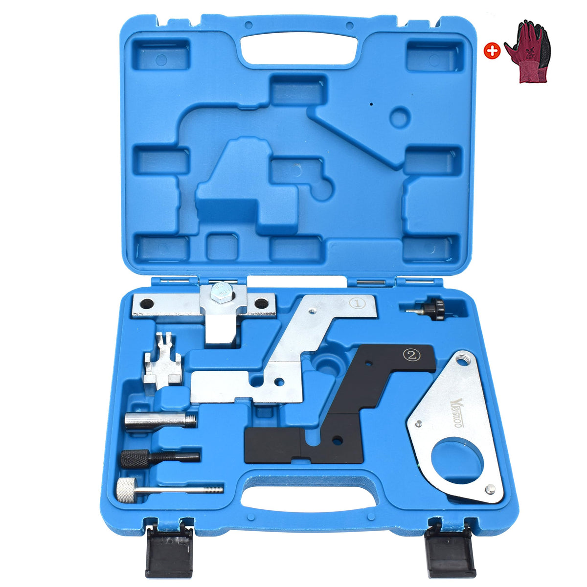 Yuesstloo front case open showing kit layout and fast organization benefit