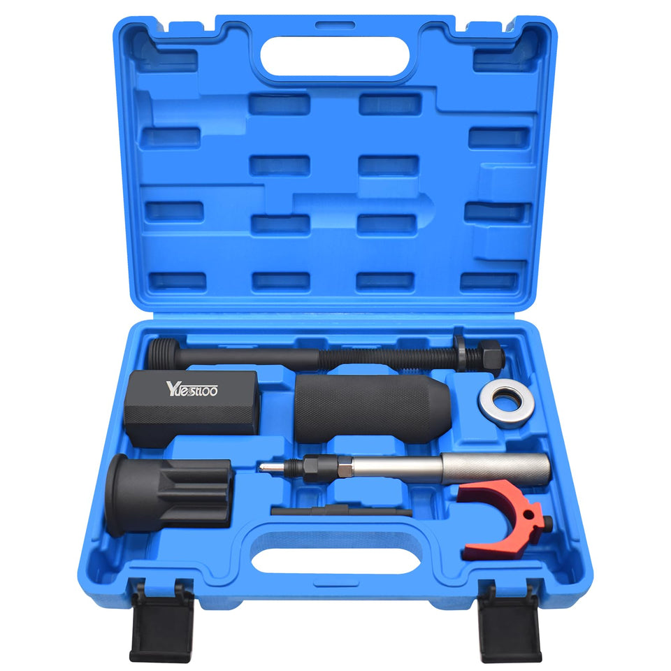 Yuesstloo front packaging showing full injector toolset and benefit of organized storage