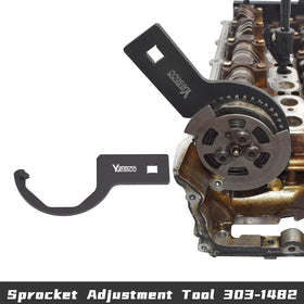 Yuesstloo fuel pump tool dual-use showing compatibility with 3.0L and 5.0L engines