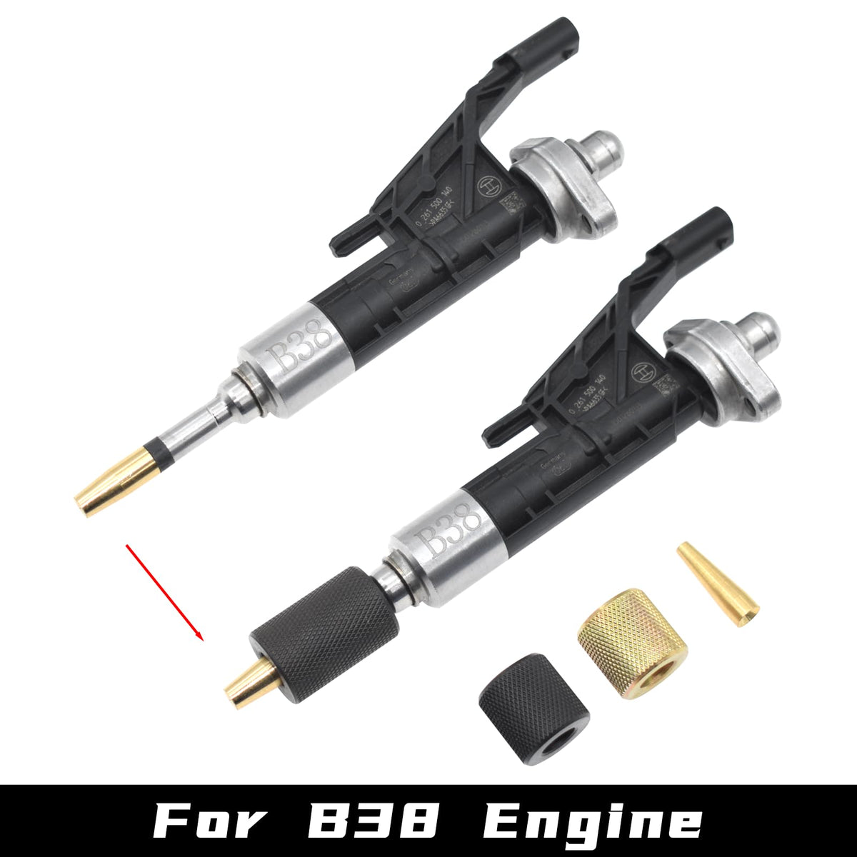 Yuesstloo tool in use removing injector from rail showing safe removal benefit