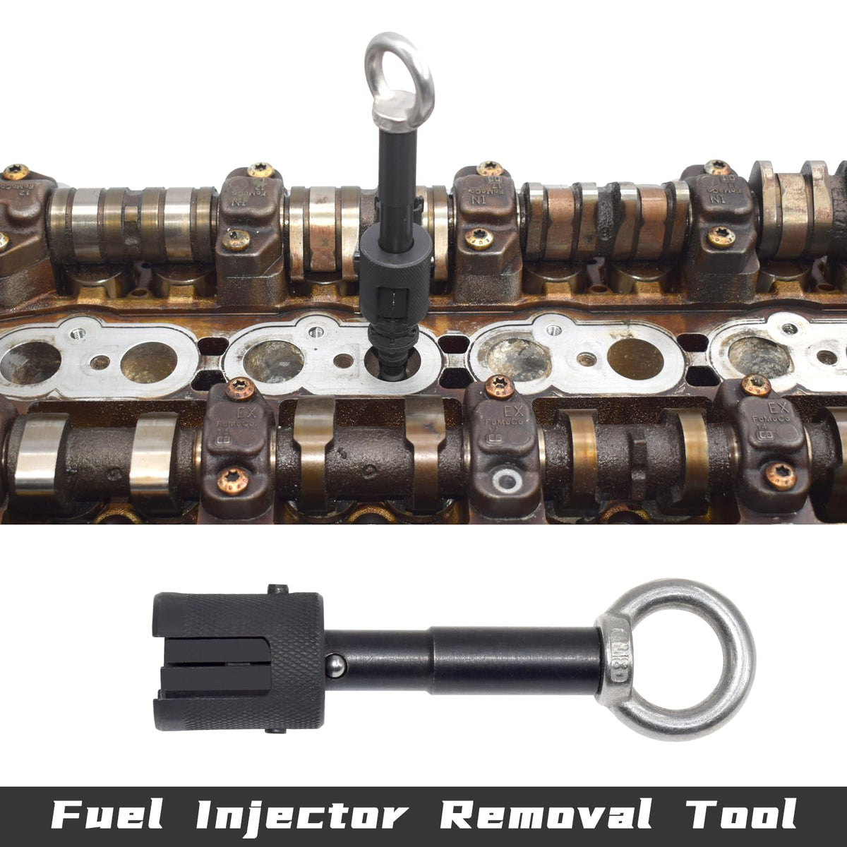 Yuesstloo injector remover tool showing protected removal and damage prevention benefit