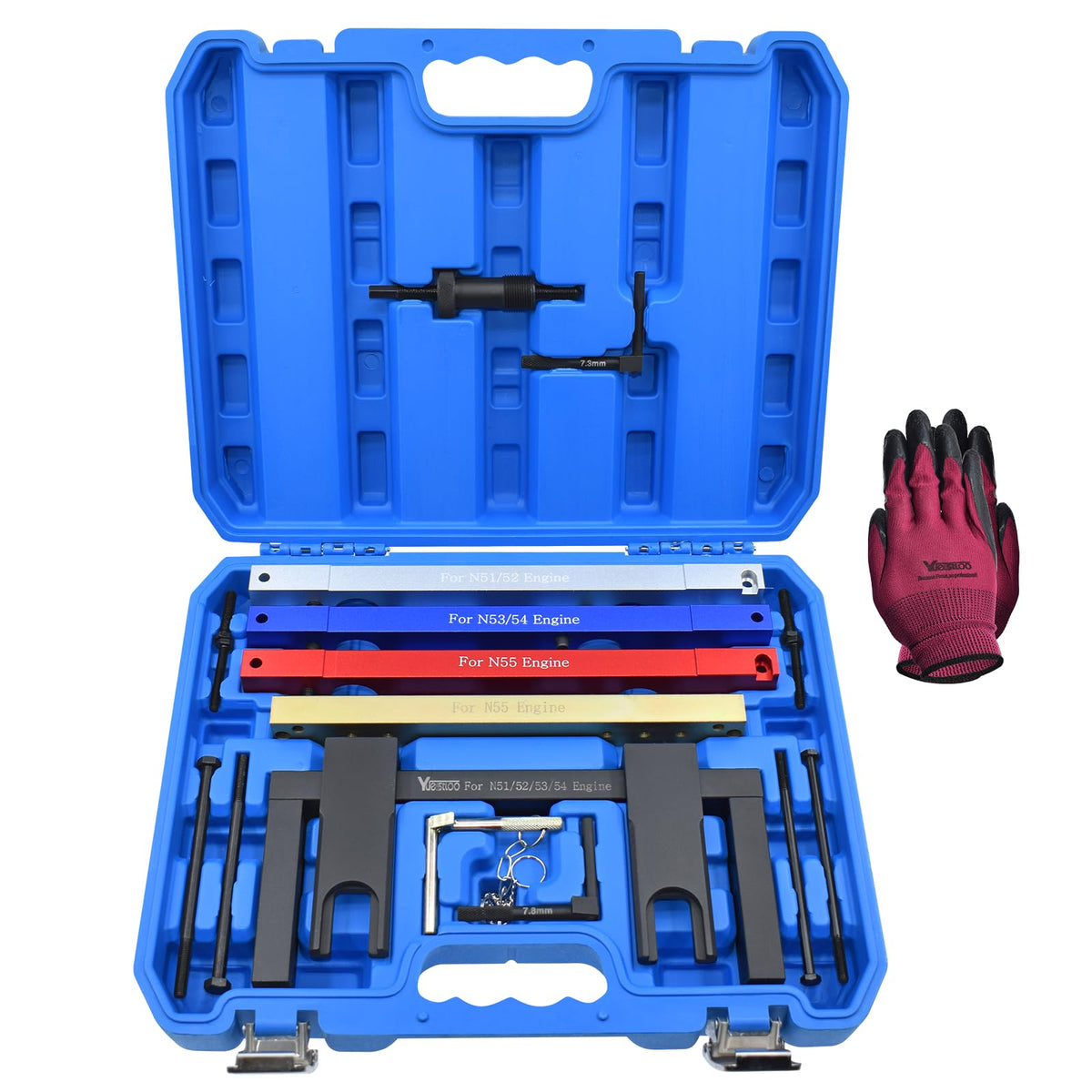 Yuesstloo kit front opened showing organized tools and easy transport benefit
