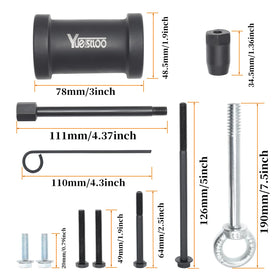 Yuesstloo kit in use on BMW engine providing reliable, repeatable positioning