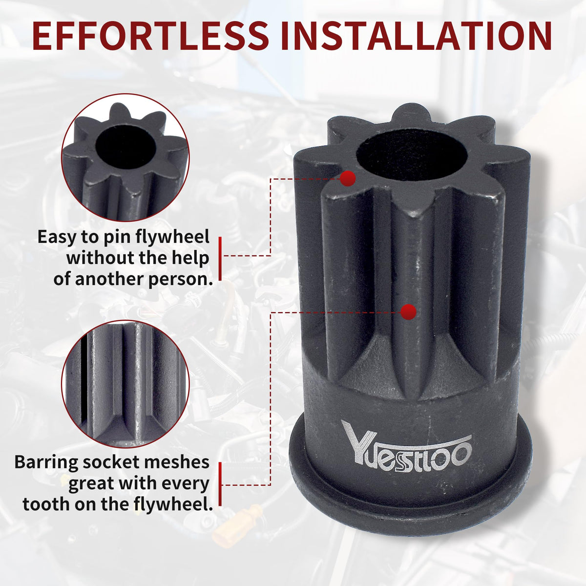 Yuesstloo kit with carrying case and gloves showing easy transport and protected storage