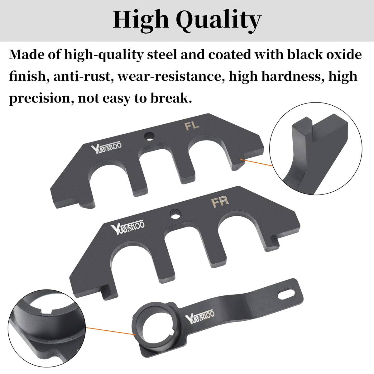Yuesstloo organized carrying case with fitted slots improving transport and part protection