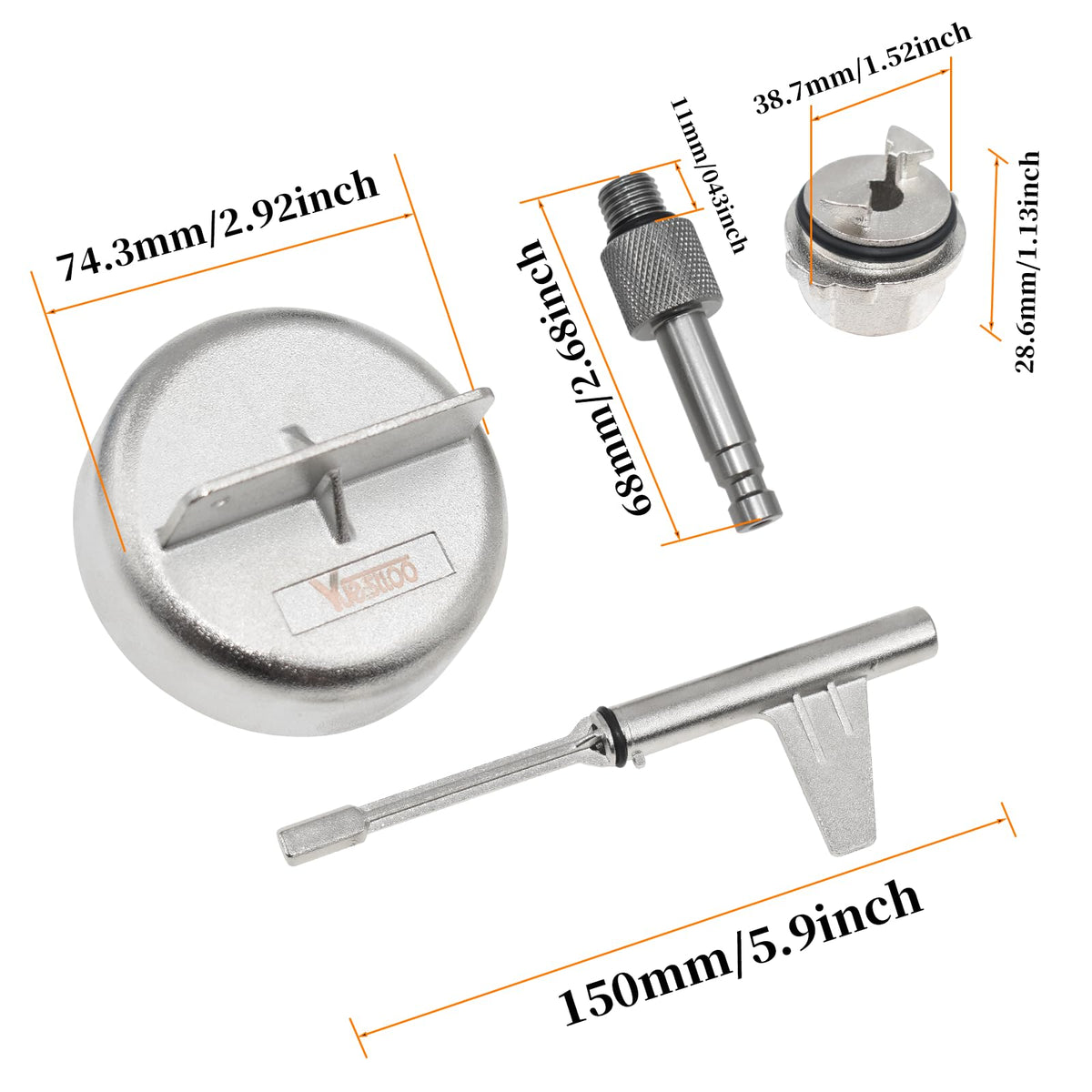 Yuesstloo precision thread detail illustrating high‑accuracy connections and leak reduction