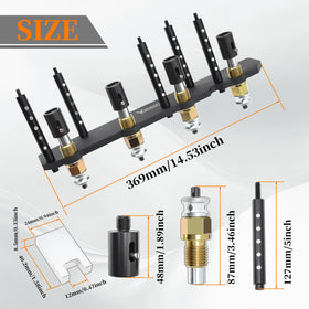 Yuesstloo kit beside ruler showing compact size and portability