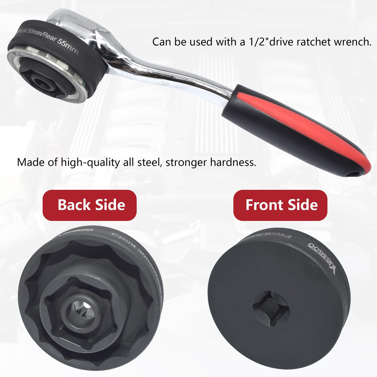 Yuesstloo next to ruler showing compact size and workshop convenience