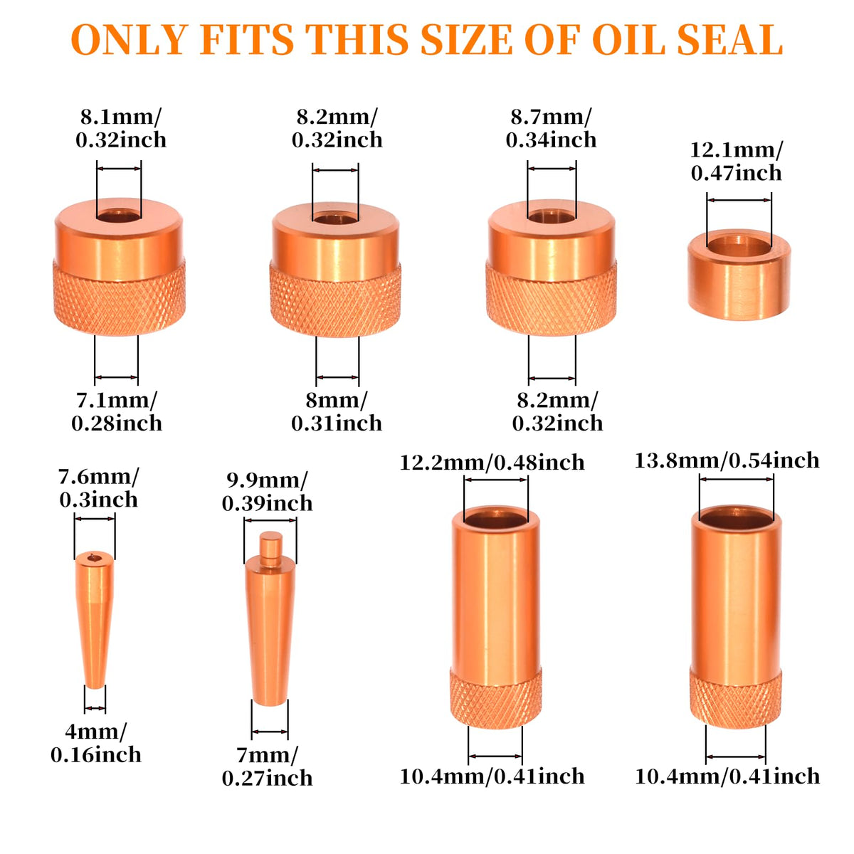 Yuesstloo seals and gloves close-up showing included replacement seals for leak prevention