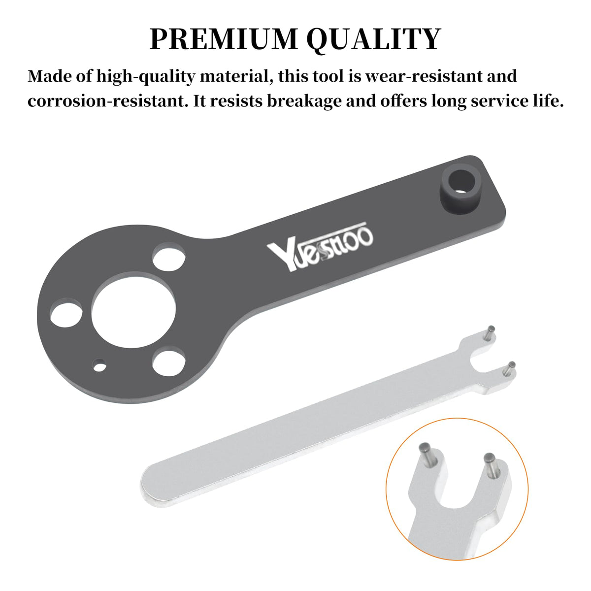 Yuesstloo tools beside wrench for scale showing compact portability