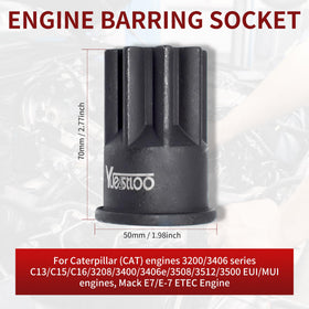 Yuesstloo socket in use on flywheel demonstrating safe turning and precise indexing benefit