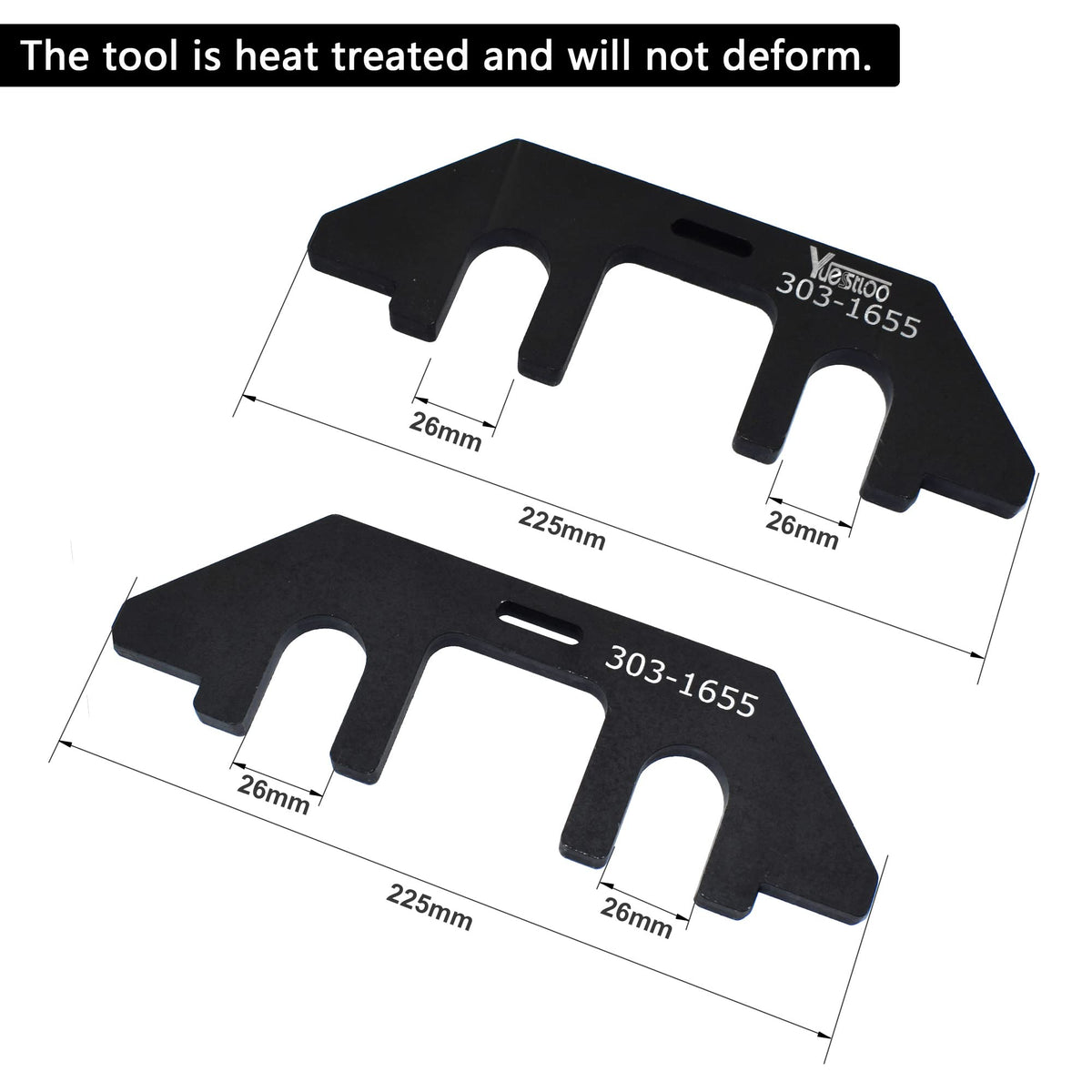 Yuesstloo tension tool angle view showing secure chain control benefit