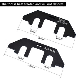 Yuesstloo tension tool angle view showing secure chain control benefit