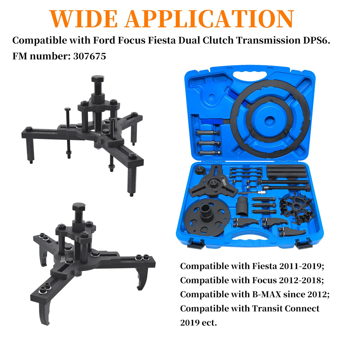 Yuesstloo three-claw extractor detail providing even clutch grip