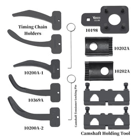 Yuesstloo timing chain holders close-up demonstrating secure chain stabilization benefit