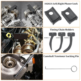 Yuesstloo tools arranged on engine showing organized workflow and faster repairs benefit