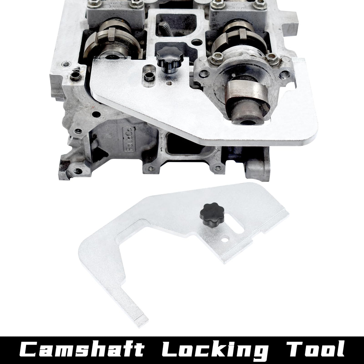 Yuesstloo tools in use on Ford engine showing correct timing alignment benefit