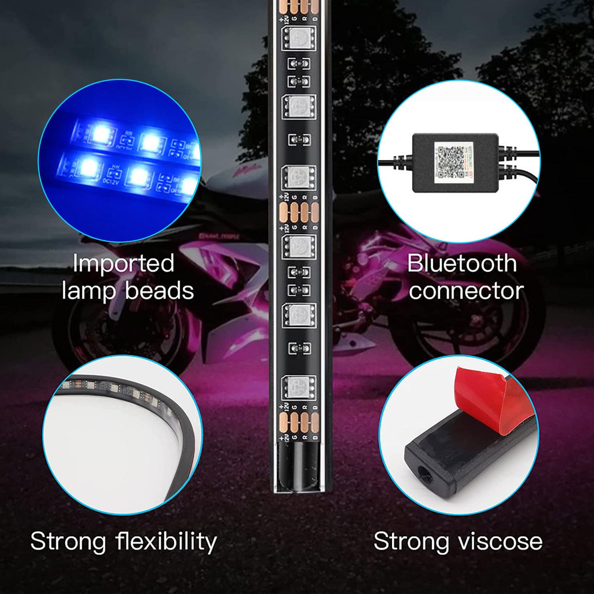 YUGUANG side-by-side brightness demo illustrating stronger glow and wider illumination area