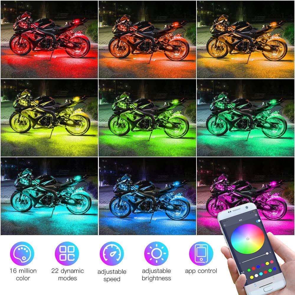 YUGUANG close-up of RGB 5050 LED strip revealing chip density and brighter illumination benefits