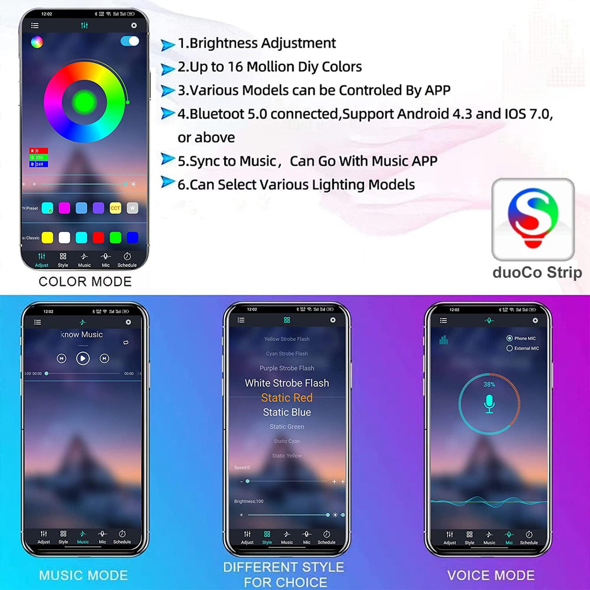 YUGUANG LEDs pulsing to music showing synchronized, dynamic lighting