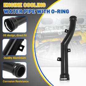YUHAILOU pipe installed under Mini Cooper hood demonstrating correct fitment