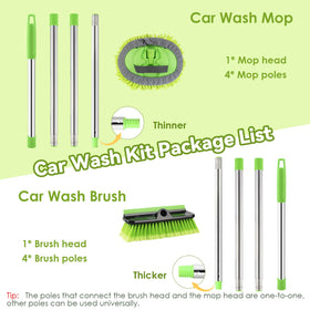 YUJOIBAN kit in use washing RV outdoors illustrating versatile surface cleaning