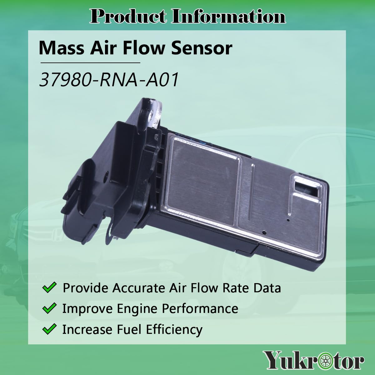 Yukrotor sensor element close-up highlighting precise airflow sensing components