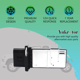 Yukrotor MAF installed in garage setting illustrating straightforward replacement benefit