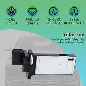 yukrotor MAF sensor in workshop setting aiding quick DIY replacement