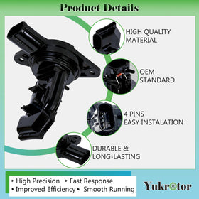Yukrotor MAF installed in engine bay demonstrating easy replacement