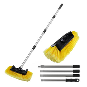 YULOOSI front-facing brush head showing five-sided design and safe coverage