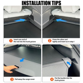 Yumemoo flannel lining detail protecting trunk surfaces and reducing noise