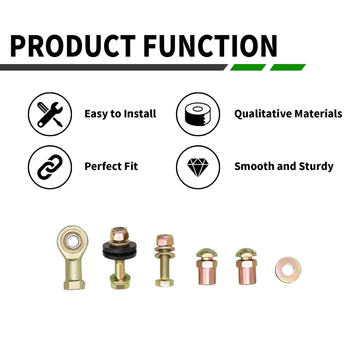Yunnergo joint detail illustrating durable construction and reduced play benefit