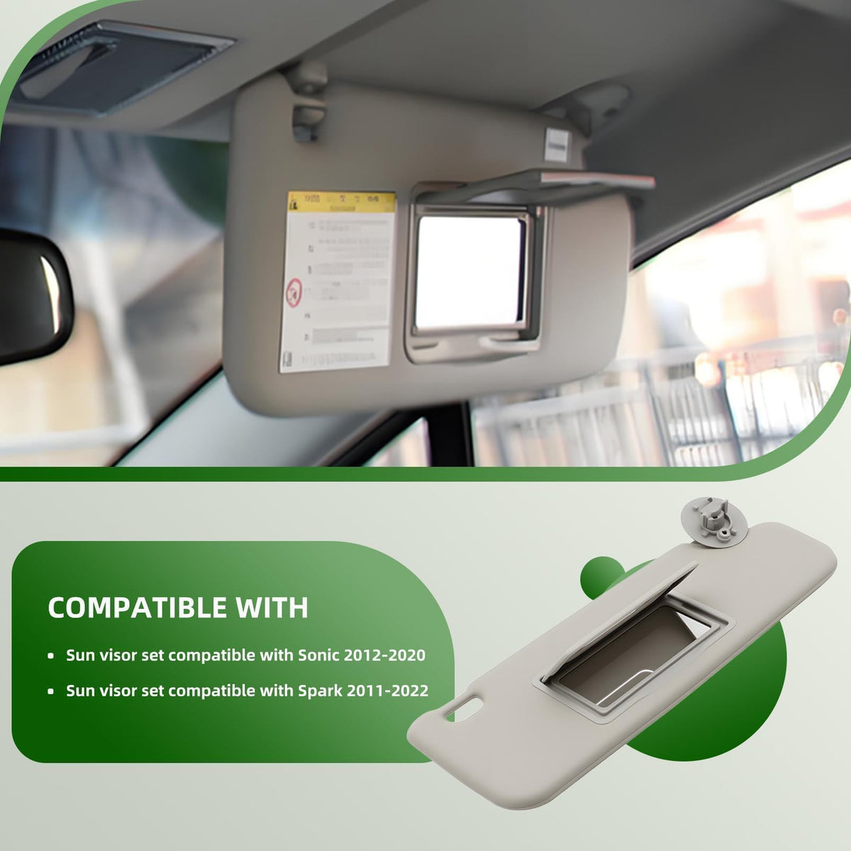 Yunnergo visor in driving scene enhancing comfort and visibility