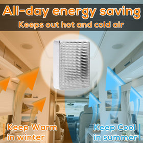 YUNVI installed insulator in RV skylight reducing drafts and light transmission