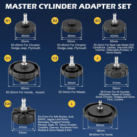 Yunziling adapter attached to bleeder hose enabling airtight connection