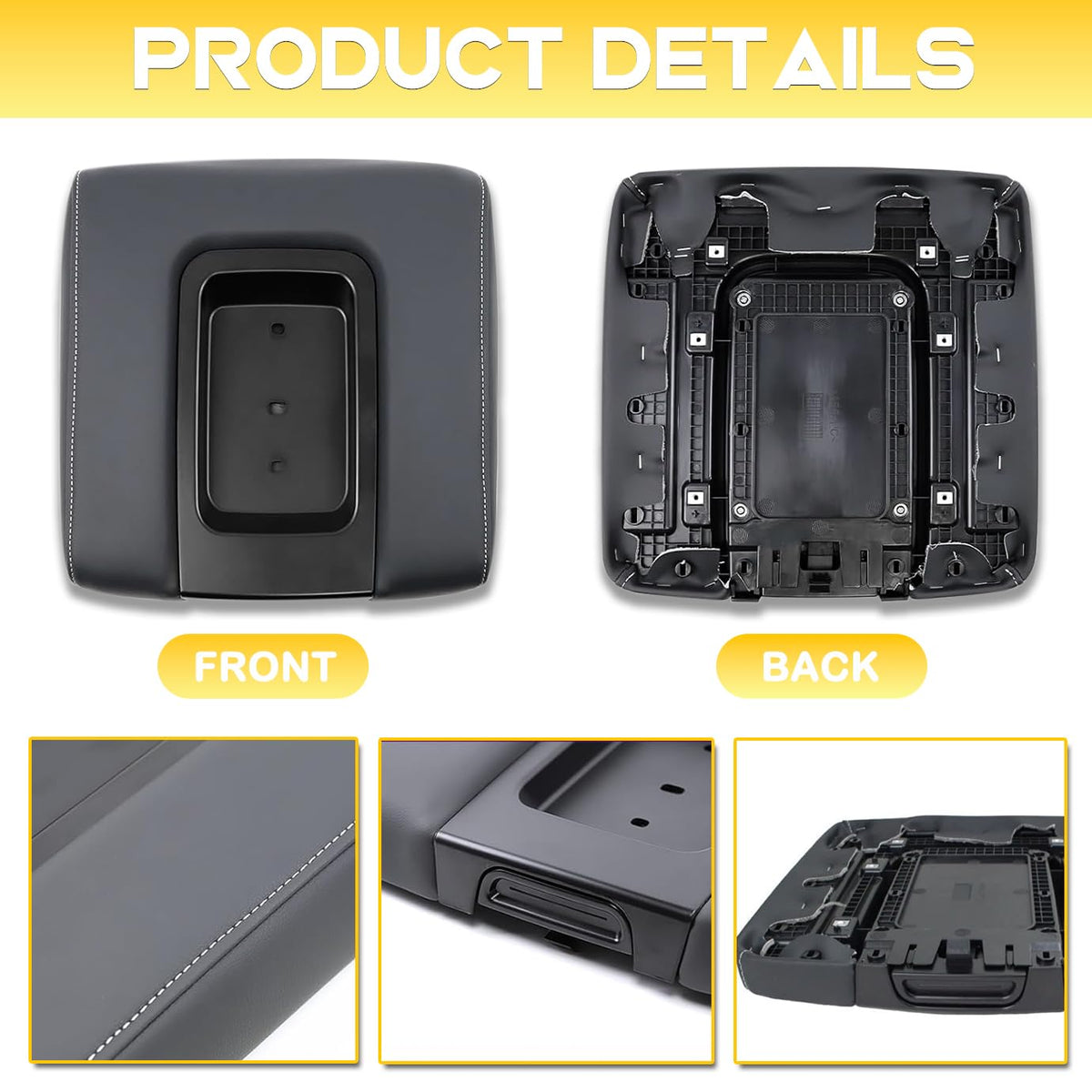 YURLOCY hinge and side profile detail showing secure mounting strength