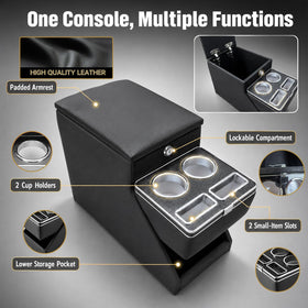 YURSENJIE locking vault open to securely hide wallet and electronics