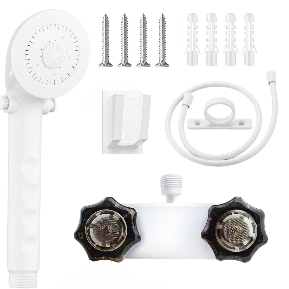 yushixing front view assembled faucet showing compact design and durable finish