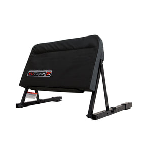 Yutrax front view of backrest showing full support and easy mounting benefit