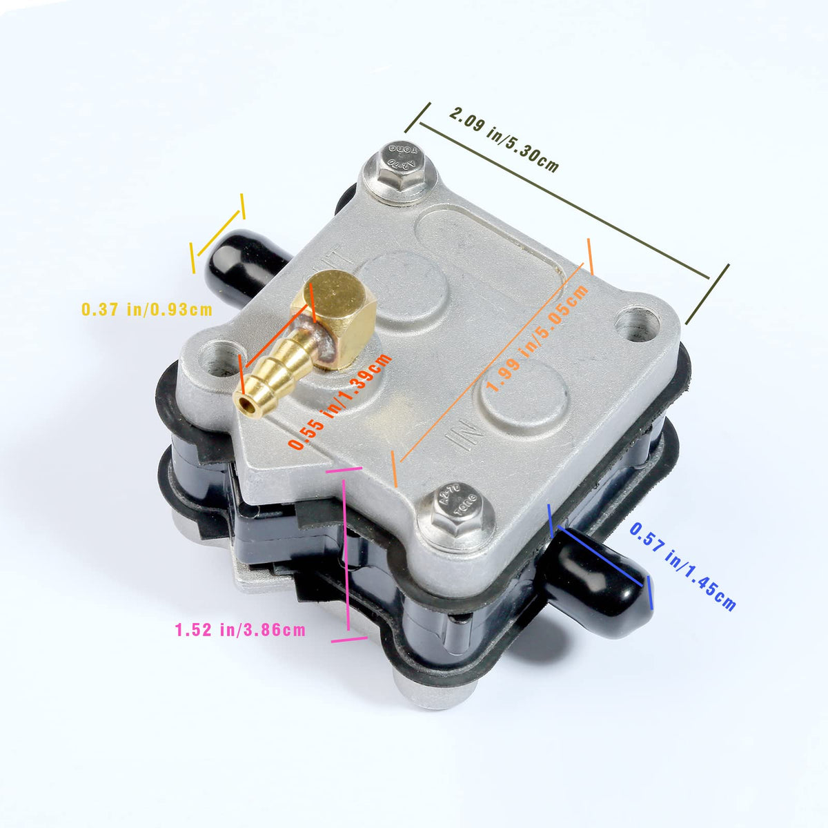 YUXIVCNE installed on outboard illustrating easy replacement benefit