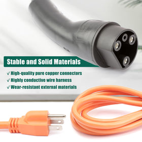 YUXIVCNE cable held in hand for clear size and scale perspective benefit