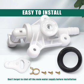 YUXIVCNE valve kit next to common tools for scale and easy DIY installation
