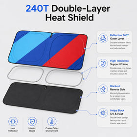 YUYOOOSEN 240T fabric texture close-up showing durable waterproof surface