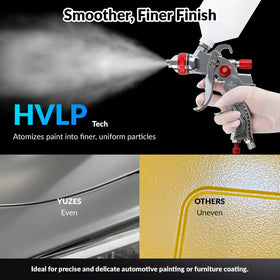 YUZES plastic mixing cup and disposable liners reducing paint waste and cleanup