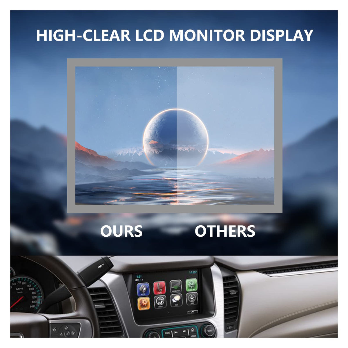 YWM side profile showing slim digitizer thickness and easy fit benefit