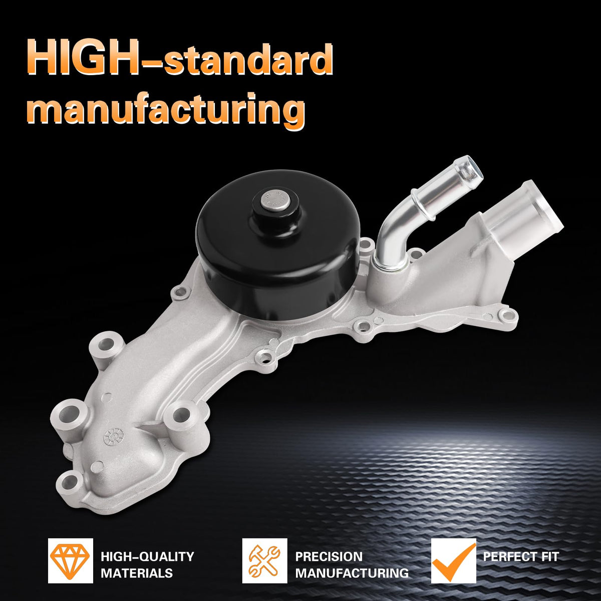 YWPXMY thermostat housing flange close-up showing precise mount alignment benefit