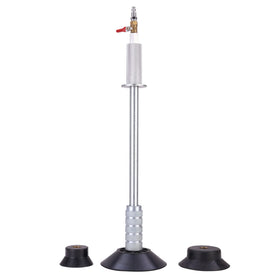 YYCKE brass shutoff valve and handle demonstrating safe vacuum control